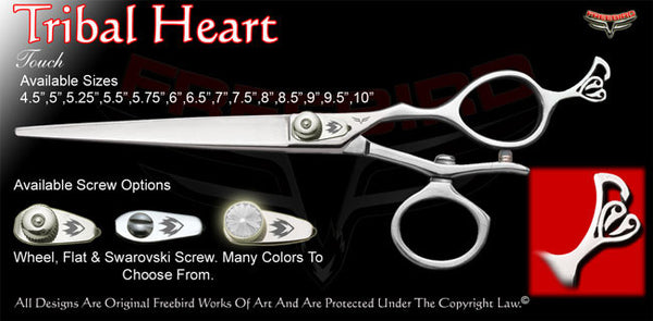 Tribal Heart V Swivel Touch Grooming Shears