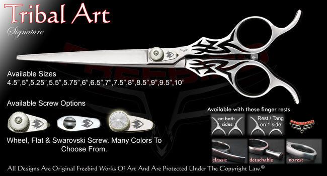 Tribal Art Straight Signature Grooming Shears