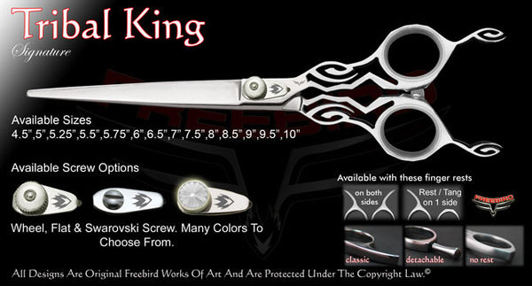 Tribal King Straight Signature Grooming Shears