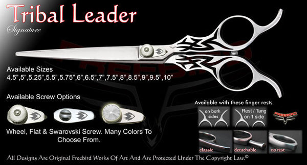 Tribal Leader Straight Signature Grooming Shears