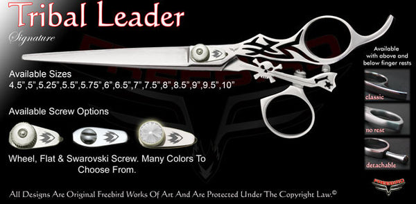 Tribal Leader Swivel Thumb Signature Grooming Shears