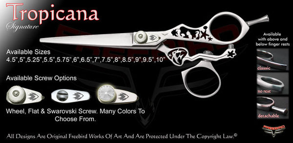 Tropicana Swivel Thumb Signature Hair Shears