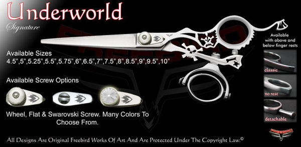 Underworld Double Swivel Thumb Signature Hair Shears