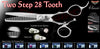 V Swivel 28 Tooth Two Step Thinning Shear