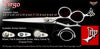 Virgo 3 Hole Double V Swivel Touch Grooming Shears