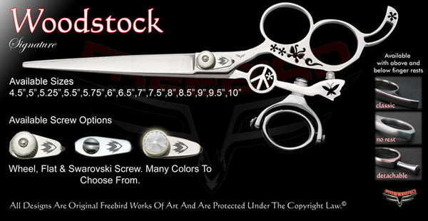 Woodstock 3 Hole Double Swivel Thumb Signature Grooming Shears