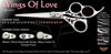 Wings Of Love 3 Hole Signature Hair Shears