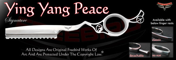 Ying Yang Peace Feather Razor