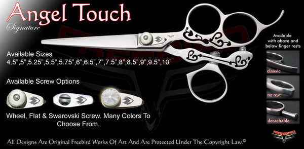 Angel Touch 3 Hole Swivel Thumb Signature Hairshears