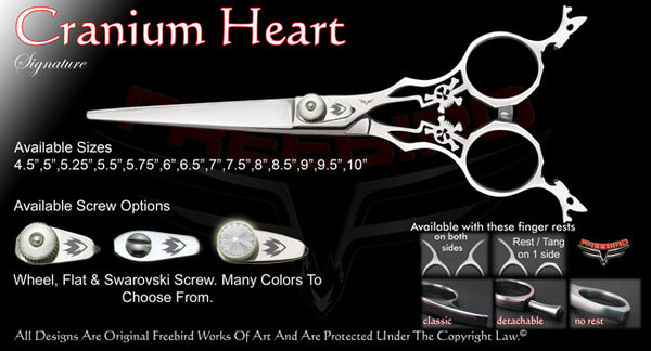 Cranium Heart Straight Signature Hair Shears