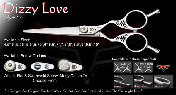 Dizzy Love Straight Signature Hair Shears