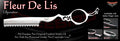 Fleur De Lis Feather Razor