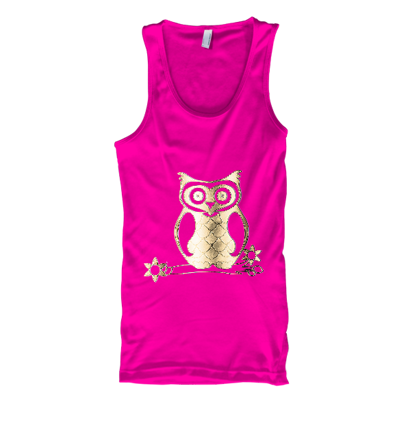 gildan-unisex-tank-front-ff00a4