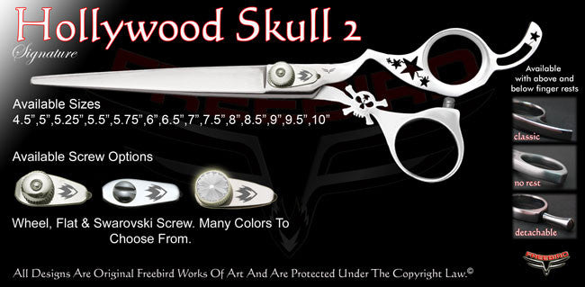 Hollywood Skull 2 Signature Grooming Shears