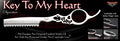 Key To My Heart Feather Razor
