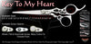 Key To My Heart Signature Hair Shears